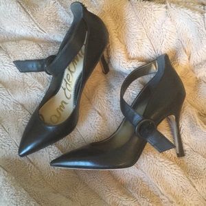 NWOT Sam Edelman Black Buckle Heels ♠️